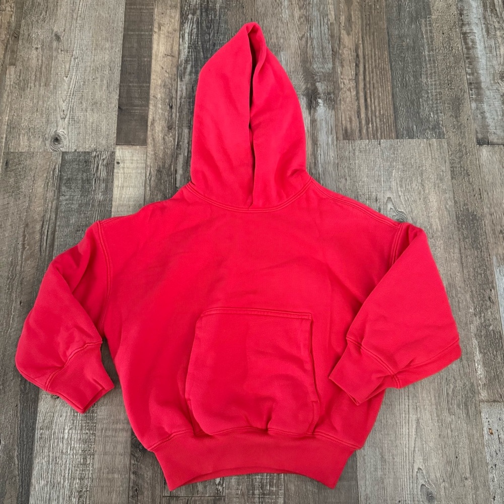 Yeezy YZY x Gap Red Hooded Sweatshirt- XS 4/5